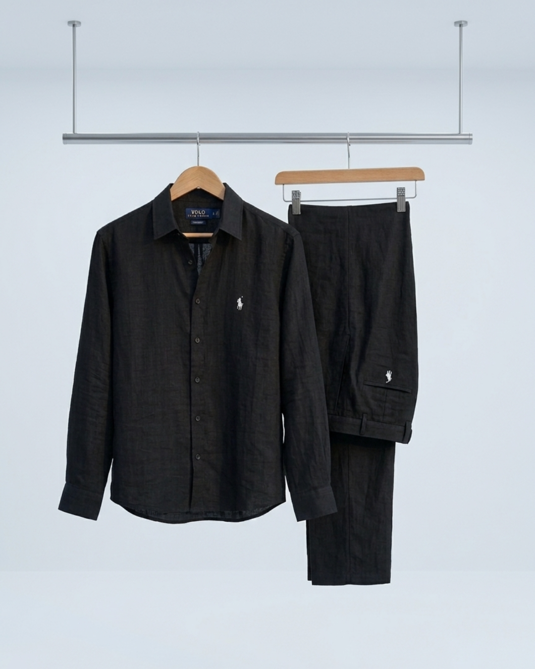 Men’s Signature Linen Shirt and Tailored Pants Set