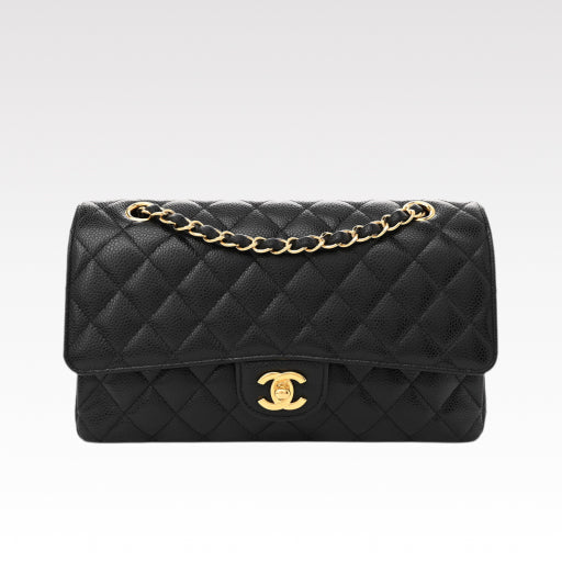 CC Classic Flag Bag Medium Gold Hardware